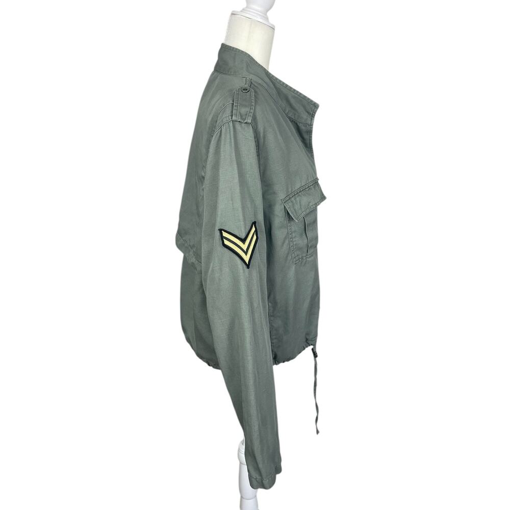 Rails Rowan Military Bomber Jacket Linen Tencel G… - image 4
